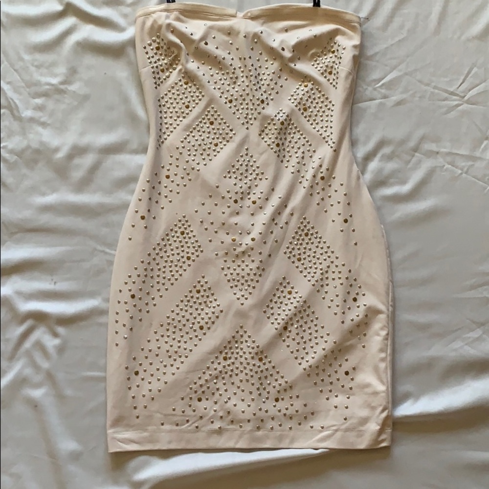 Bebe strapless dress size small